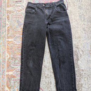 Vintage 90s Black Arizona Straight Leg High Rise Mom Jeans